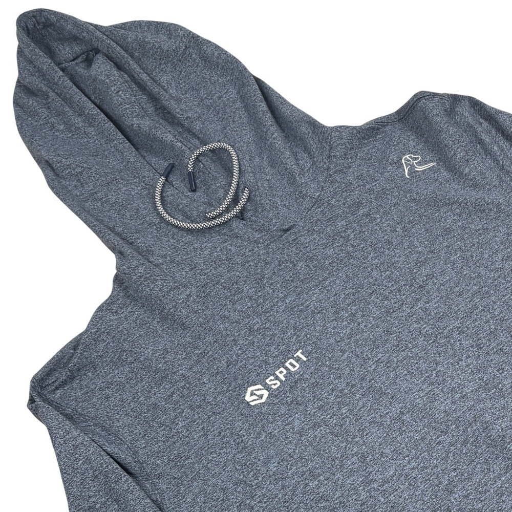 Rhoback Hoodie Mens Large Blue Performance Athletic Tech Athleisure SP23_1_MTHH
